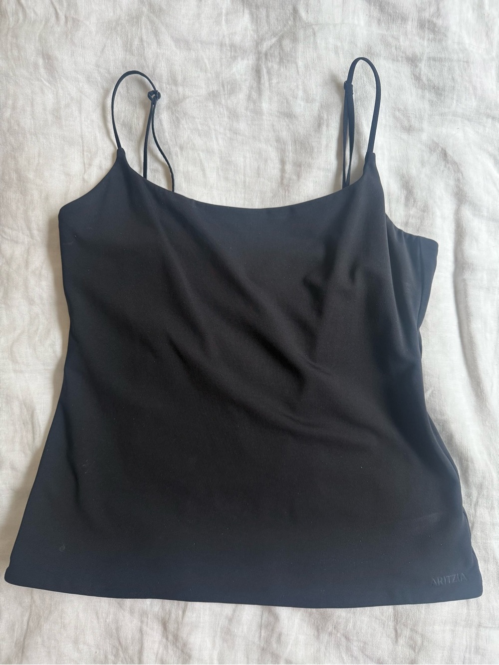 Babaton contour Black Spaghetti Strap Tank Top